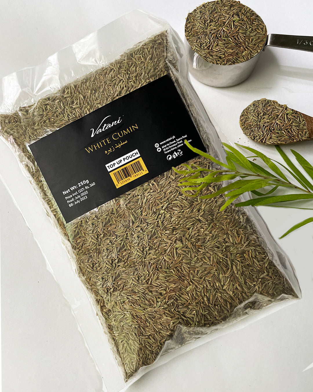 Vatani White Cumin Top Up Pouch