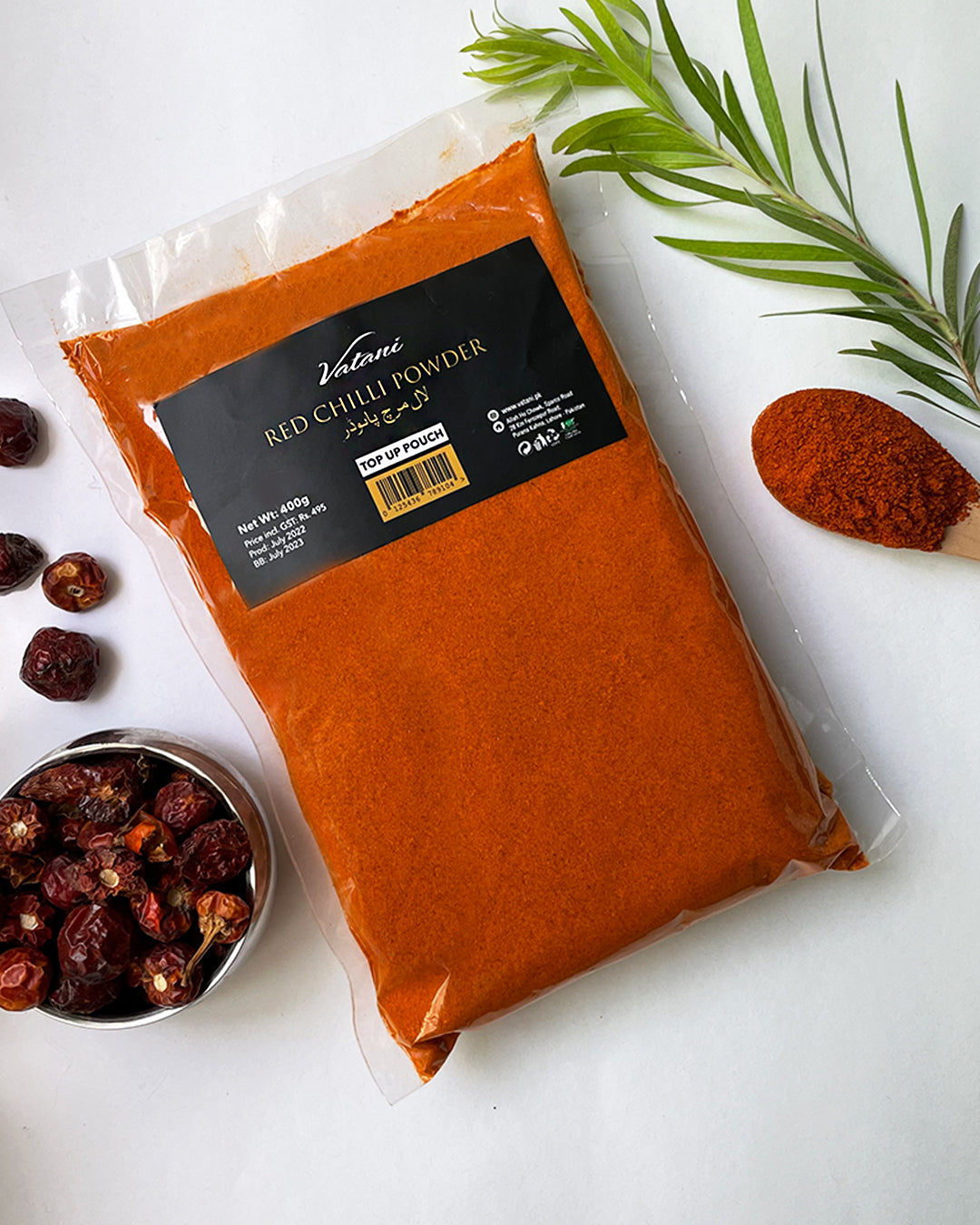 Vatani Red Chilli Powder Top Up Pouch