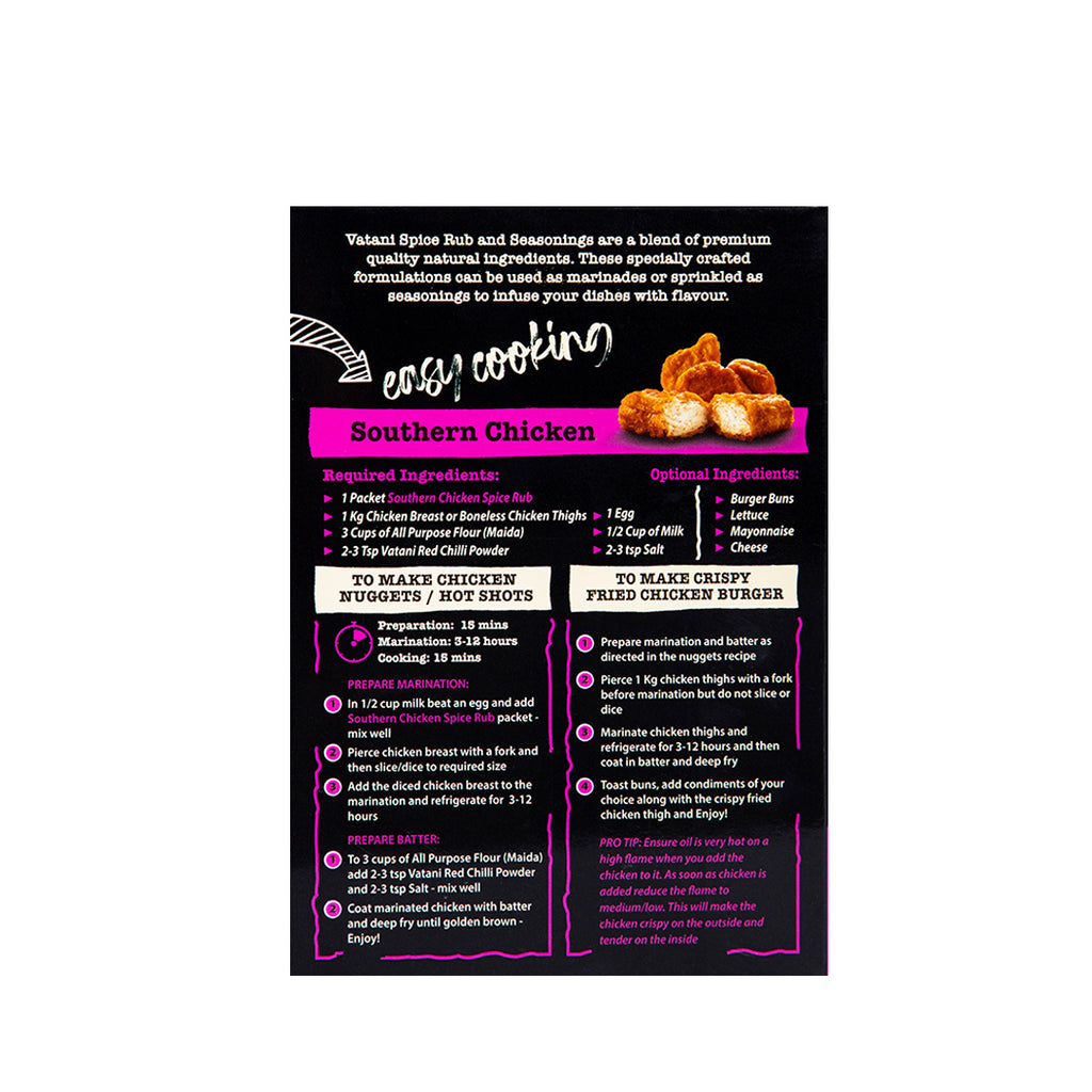 Vatani Spice Rub Southern Chicken Box How to Cook