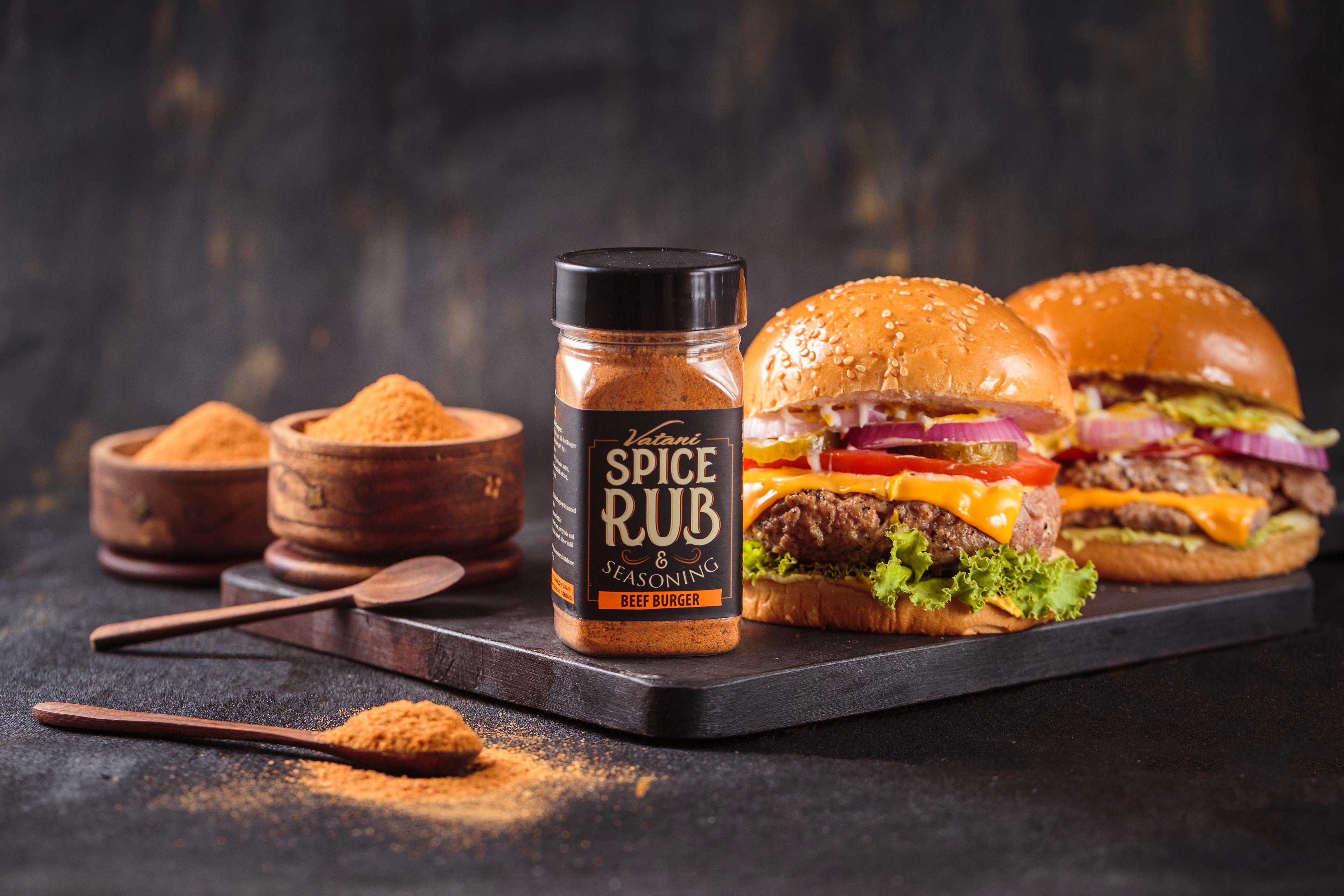 Vatani Spice Rub Beef Burger
