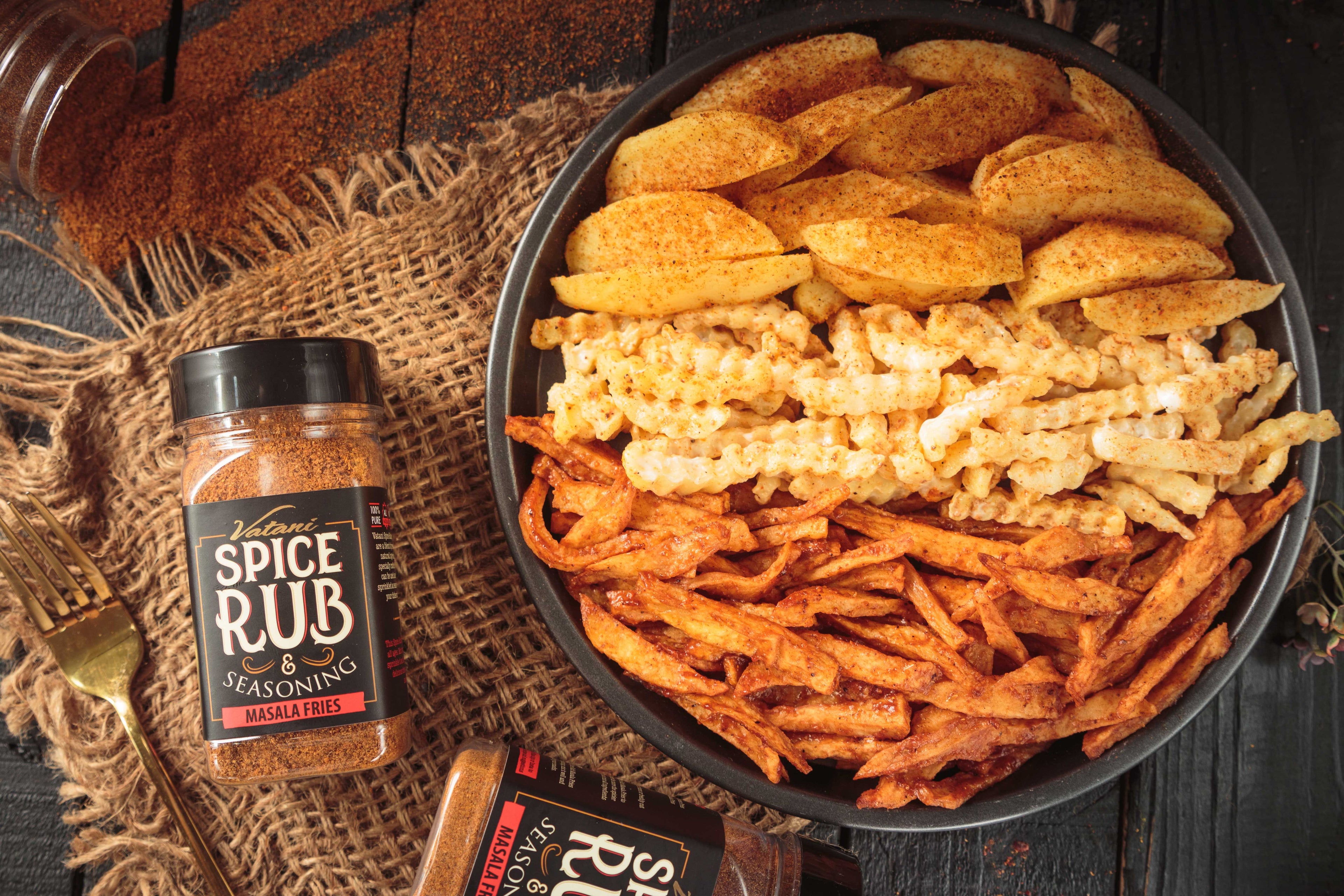 Vatani Spice Rub Masala Fries